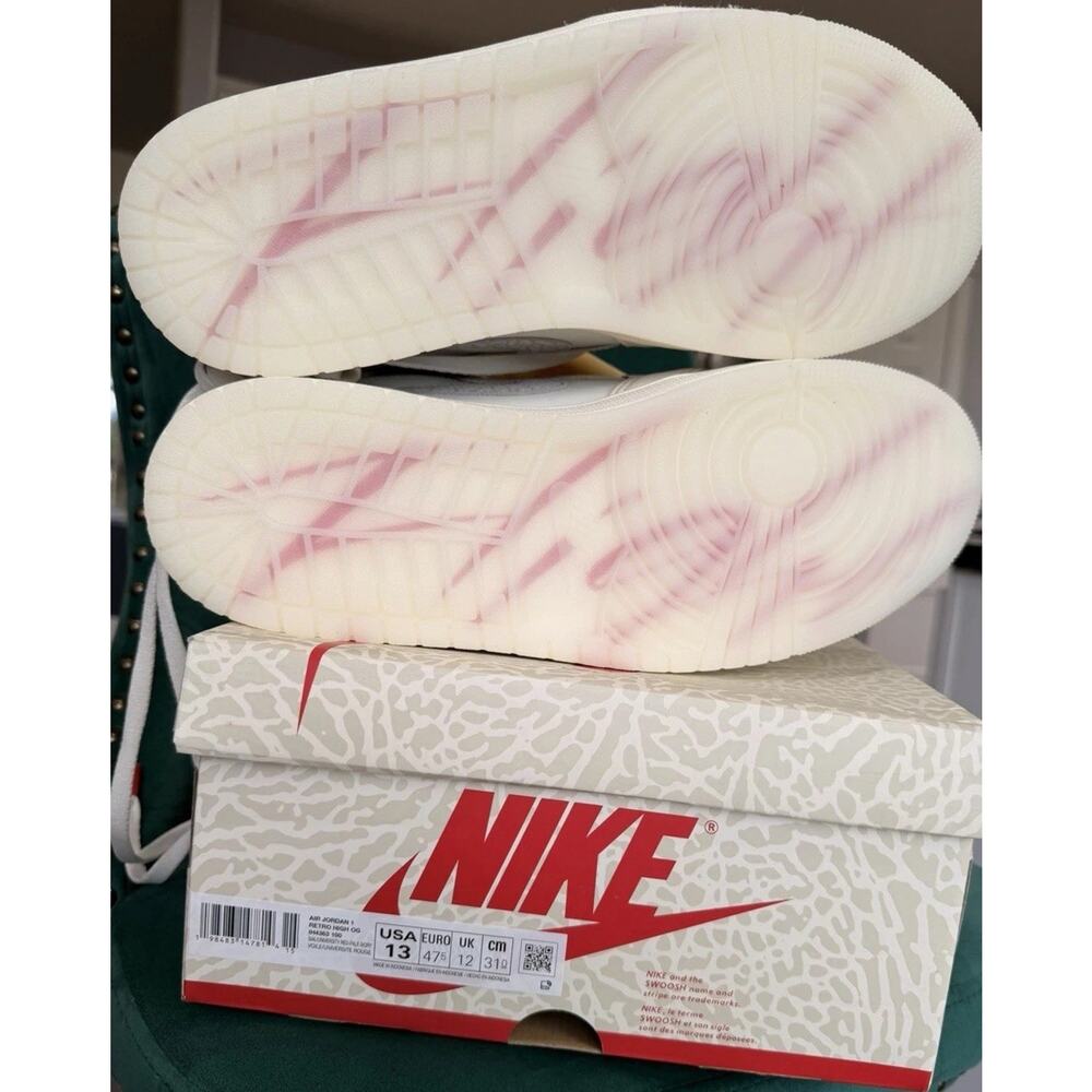 Nike Air Jordan 1 High OG Sail University Red Size 13 DZ5485-160 OG Box DS - Picture 9 of 11